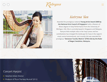 Tablet Screenshot of katrynatan.com